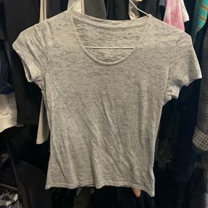 ALLSAINTS grey marled T-shirt